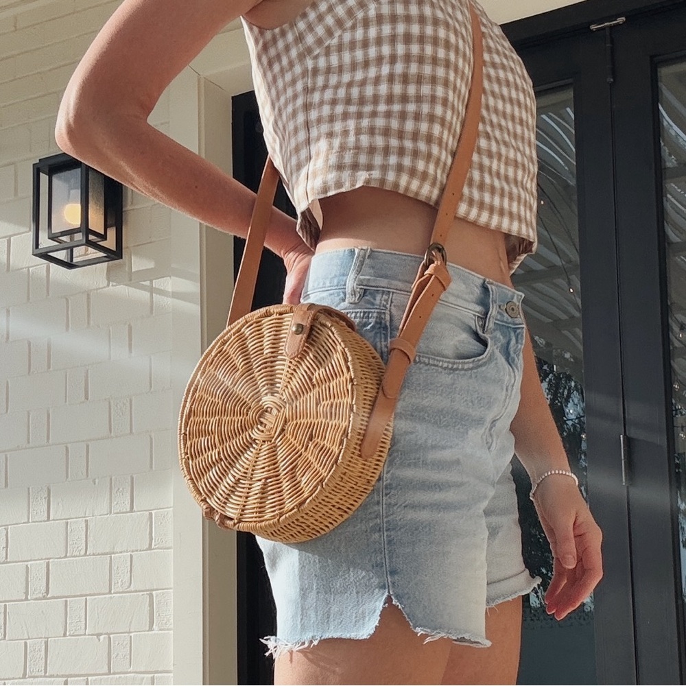 Universal Thread Woven Brown Crossbody Bag